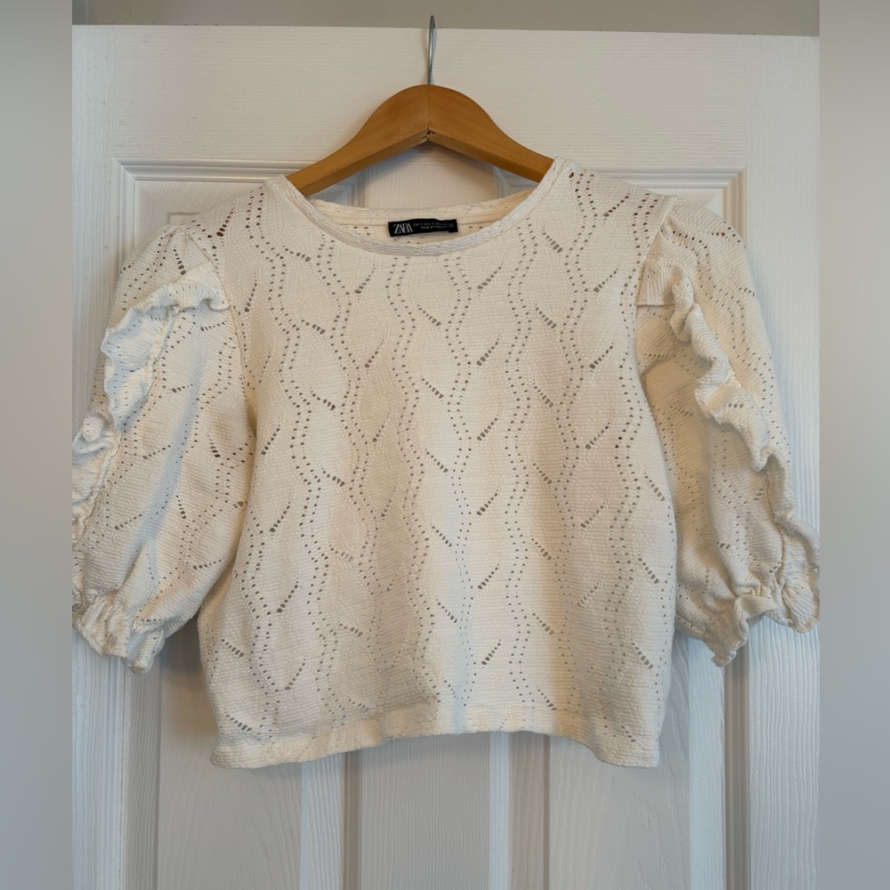 Zara Textured Knit Top